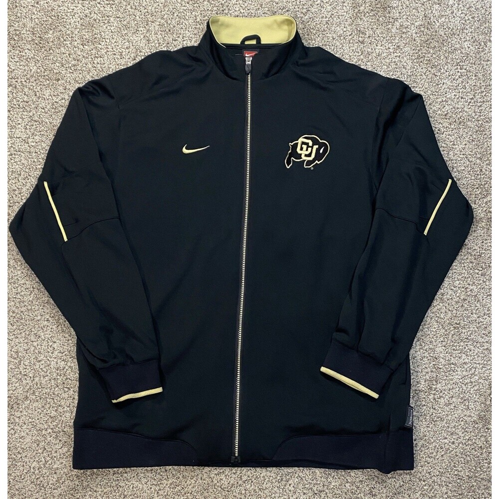 Vtg Nike Colorado Buffaloes Track Jacket Men’s L Authentic Apparel Vented